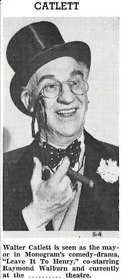 Walter Catlett