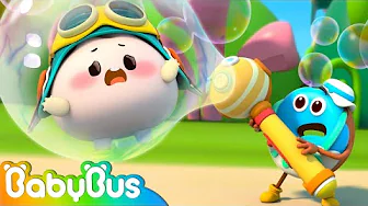 Baby and Bubble Maker 🎈| Yummy Food Animation | Kids Cartoon | for Kids | Nursery Rhymes | BabyBus