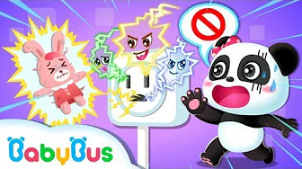 Rabbit Momo, Electricity is Dangerous | Kids Safety Tip | Kids Songs | Kids Cartoon | BabyBus