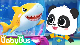 Fun Day at the Aquarium🐬🐠 | Baby Shark, Sea Animals Song | Nursery Rhymes | Kids Songs | BabyBus