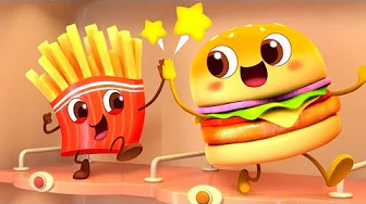 Cool Hamburger Vending Machine | Ice Cream,  Candy Song | Nursery Rhymes | Kids Songs | BabyBus