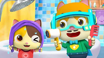 Time to Take A Bath | Healthy Habits for Kids | Nursery Rhymes | Kids Songs | BabyBus Lesson 2