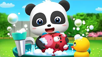 Clean Dirty Toys with Baby | Good Habits for Kids | Nursery Rhymes | Kids Songs | BabyBus Lesson 7