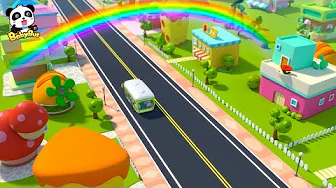 Take Baby Bus to See Rainbow Kingdom | BabyBus Car Animation & Song Compilation | BabyBus