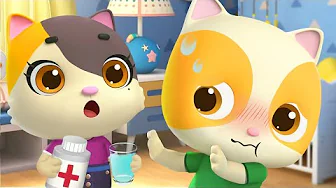 Baby Got Sick Song | Don't Be Afraid to Take Medicine | Nursery Rhyme | Kids Song | BabyBus Lesson 6