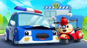 Police Truck Song 🚔 | Monster Truck | Ambulance, Fire Truck | Kids Song | BabyBus