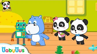 Play with Amazing Intelligent Robot | Dance Along with Baby Panda | Dancing Remix | BabyBus