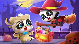 This Is The Way We Trick Or Treat | Halloween Song | Monster Cartoon | Kids Cartoon | BabyBus