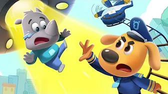 Baby was Taken by an Alien | Police Cartoon | Sheriff Labrador | Kids Cartoon | BabyBus