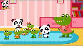 Five Little Crocodiles Like Lollipops | Farm Animals | Nursery Rhymes | Kids Songs | BabyBus