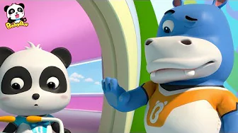 What is Hank Looking at? | Rescue Baby Panda | Super Panda Rescue Team | BabyBus
