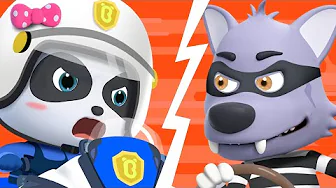 Super Policeman VS Big Bad Wolf 🚓 | Fireman, Doctor 🚑 🚒 | Nursery Rhymes | Kids Songs | BabyBus