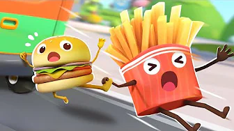 Hamburger Rescue Squad! | Kids Cartoon | Kids Stories | Kids Song | BabyBus