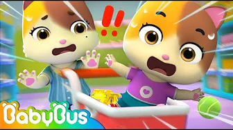 When You Go Shopping at the Market | Safety for Kids | Good Habits + More BabyBus Nursery Rhymes