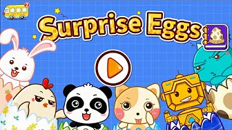 Take Care of Baby Animals | Surprise Eggs | Coloring & Painting for Kids | BabyBus