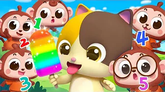 Learn Numbers - Five Little Monkeys | Nursery Rhymes | Kids Songs | for kids | BabyBus