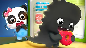 Five Little Monsters in the Kitchen | Monster Song | Spooky Songs for Children | Kids Song | BabyBus