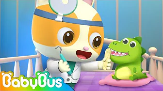 I'm A Little Doctor 🚑 | Pretend Play Song | Doctor Cartoon | Nursery Rhymes | BabyBus