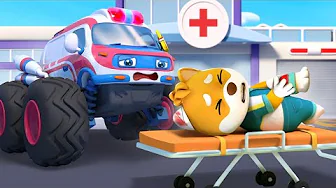 Ambulance Rescue Team | Monster Truck | Car Cartoon | Cartoons | Kids Songs | BabyBus