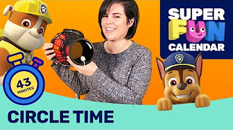 Poster SUPER FUN CALENDAR - Circle Time with Ashley!