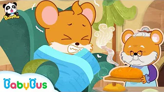 Grandma Makes Sun Shaped Breads for Whiskers | Bedtime Story | Picture Book Animation | BabyBus