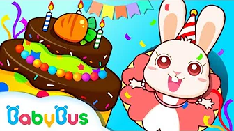 Baby Panda's Birthday Party | Kids Party Songs & Animations | BabyBus