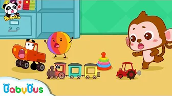 Monkey Nicky's Toys Are Running Away | Kids Goods Habits | Picture Book Animation | BabyBus