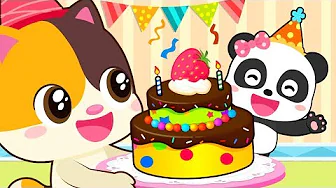 ❤ Miu Miu Birthday Party | Animation For Babies | Kids Cartoon | Nursery Rhymes | BabyBus