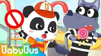 Pretend Play - Supermarket Clerk | Jobs Song for Kids | Nursery Rhymes | Kids Songs | BabyBus