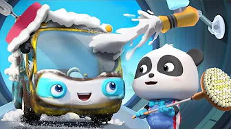 Monster Truck Takes a Bath | Monster Truck | Car Cartoon | Kids Songs | BabyBus