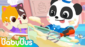 Baker Song - Pat a Cake | Colors Song, Jobs Song | Nursery Rhymes | Kids Songs | BabyBus