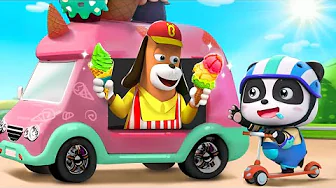 Wait, Ice Cream Truck! | Good Habits | Cars for Kids | Kids Songs | Kids Cartoons | BabyBus