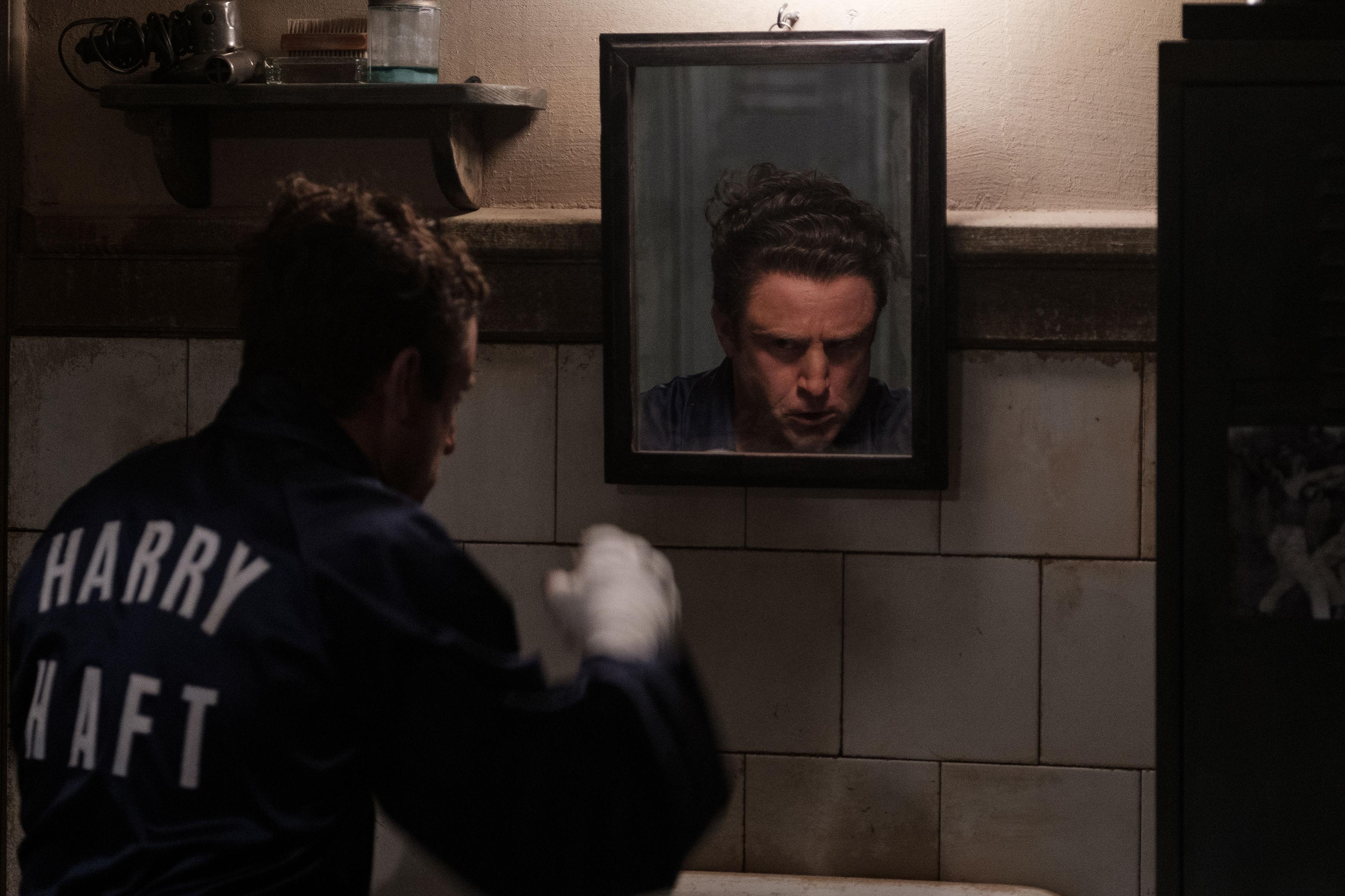 Trauma depicted in triumph.