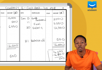 Cash Book-Types of Cash Books -2-Simple Cashbook