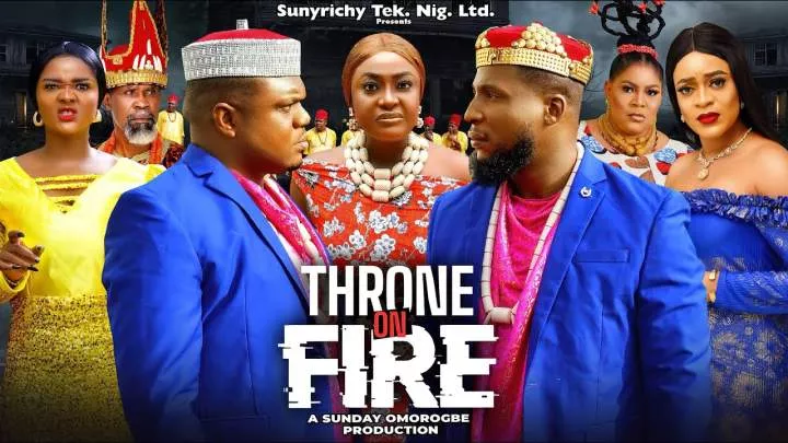 Poster Throne on Fire