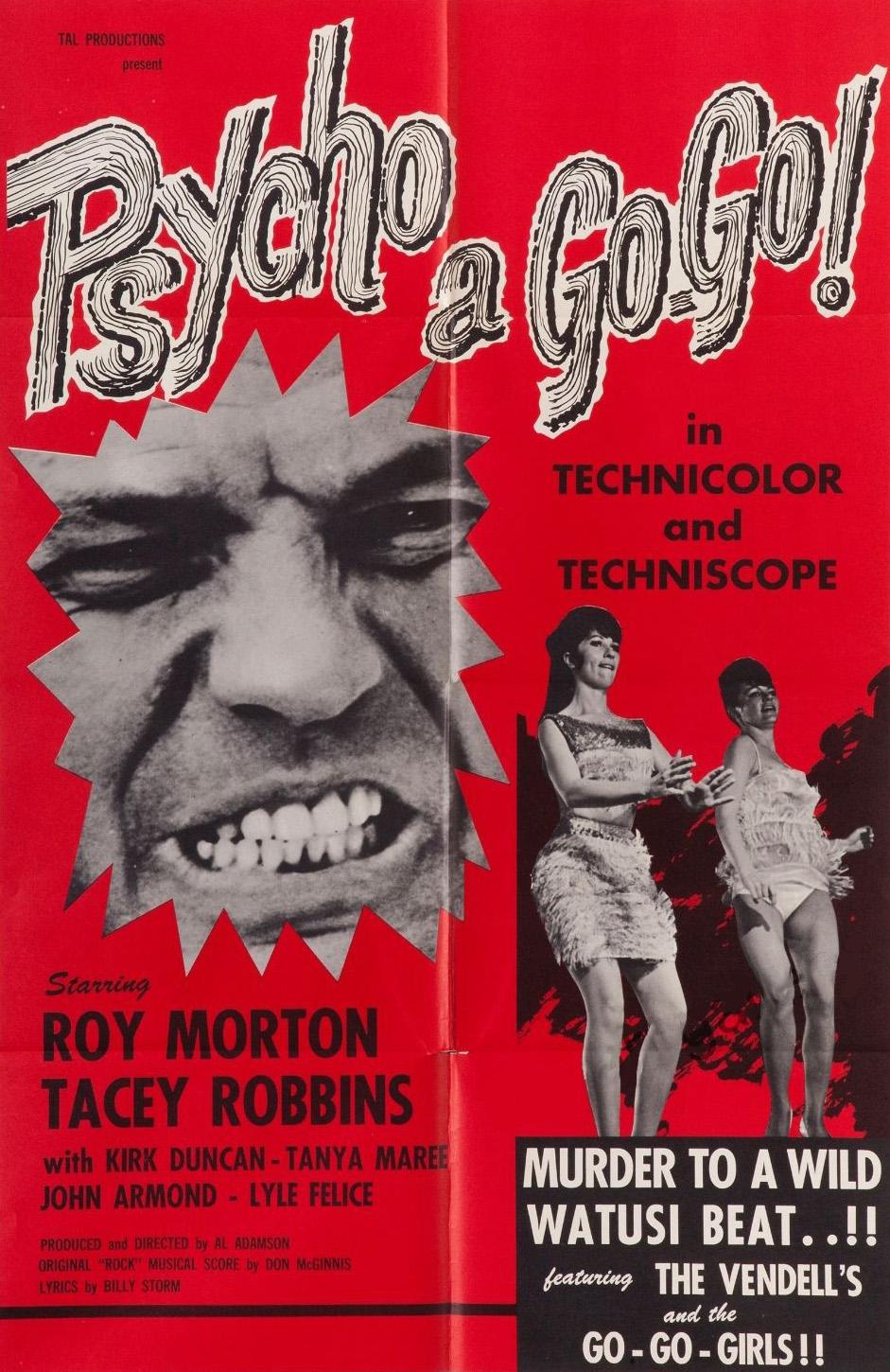 Poster Psycho a Go Go