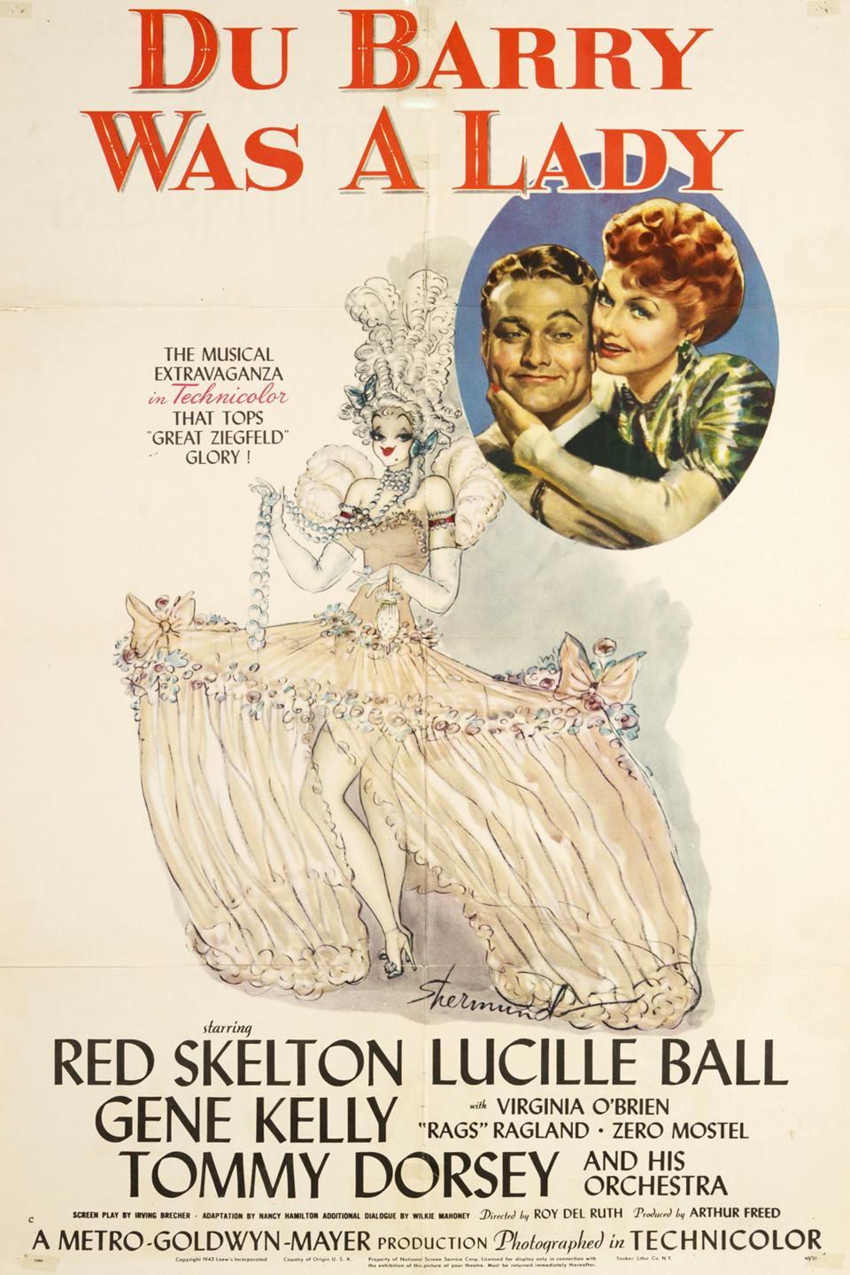 Poster Du Barry Was a Lady