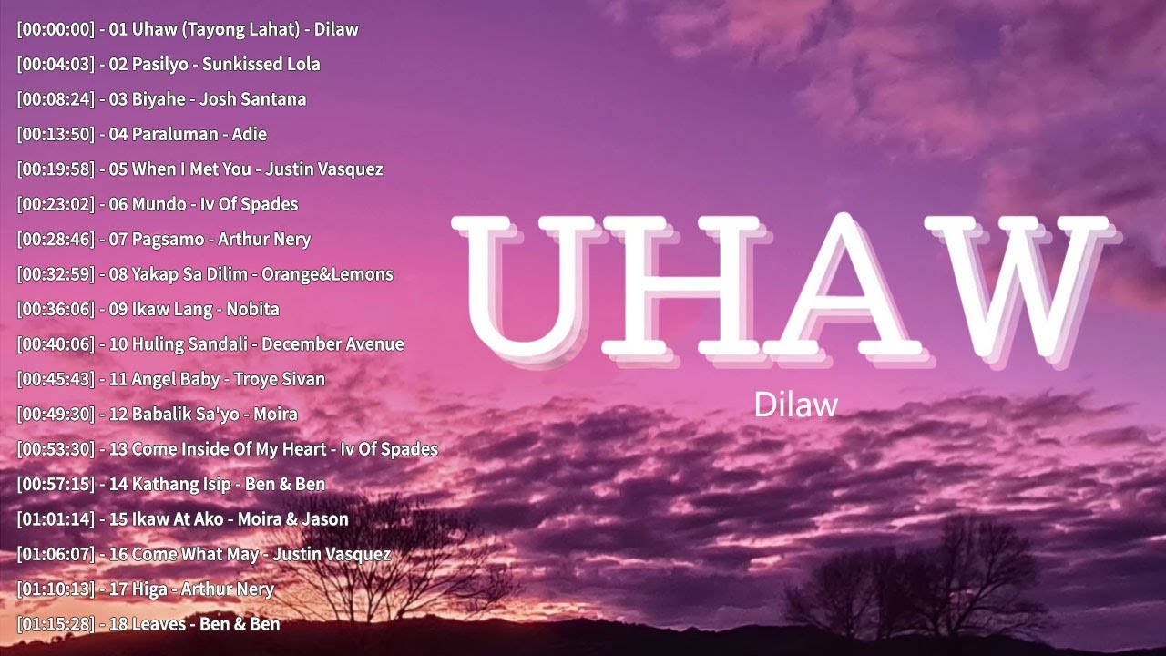 Dilaw - Uhaw | Iv Of Spades Sunkissed Lola & Nobita (Mix) | Filipino songs that you must listen to