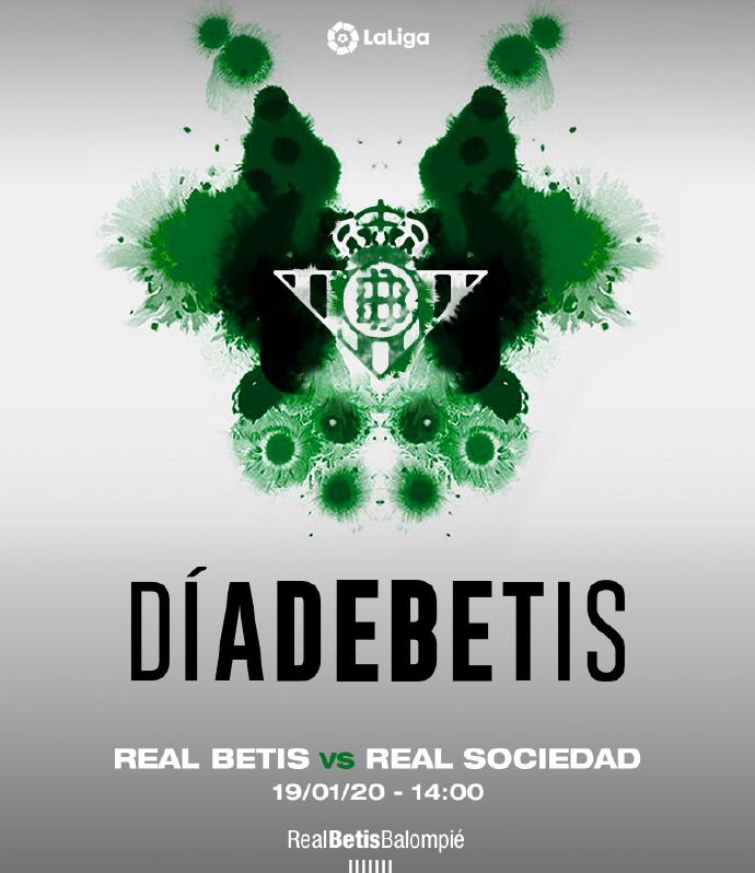 Laliga 20. Matchday Real Betis Balompié vs Real Sociedad