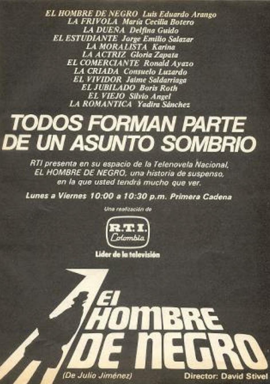 El hombre de negro