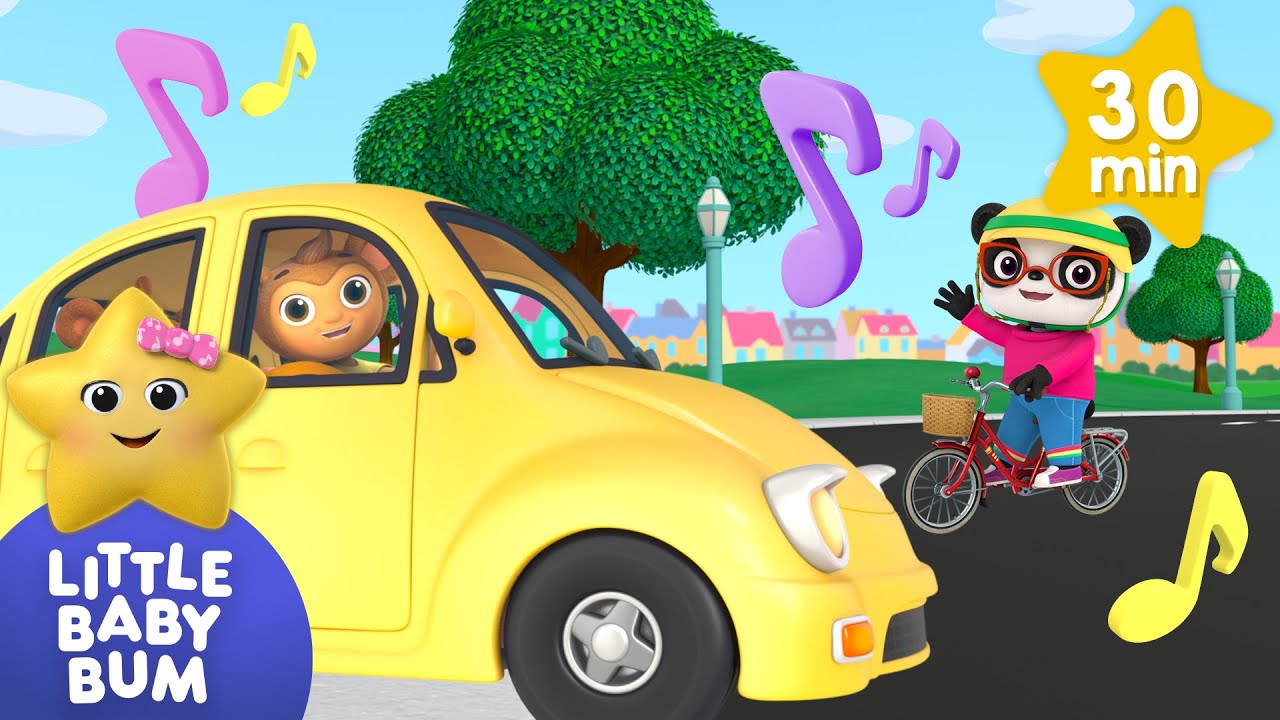 Choo Choo! Vehicle Sound Song ⭐ 30 min of LittleBabyBum Nursery Rhymes