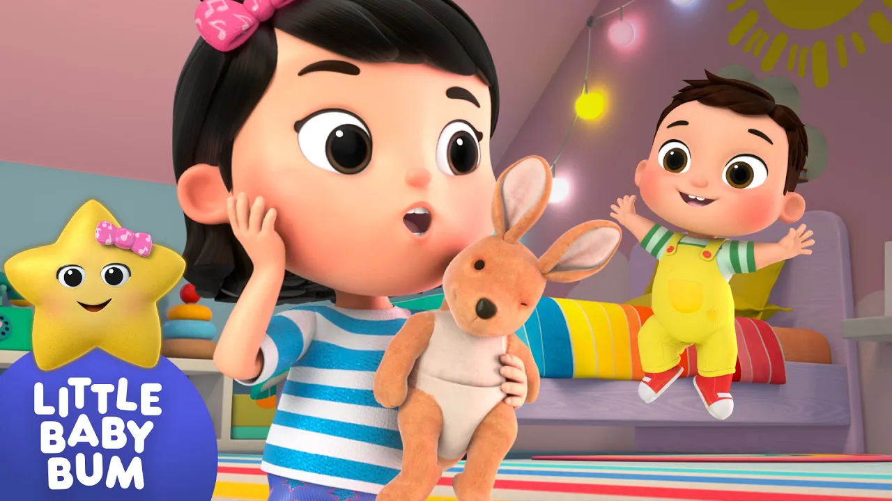 Kangaroo Hop!⭐ Mia & Max Play Time! LittleBabyBum - Nursery Rhymes for Kids