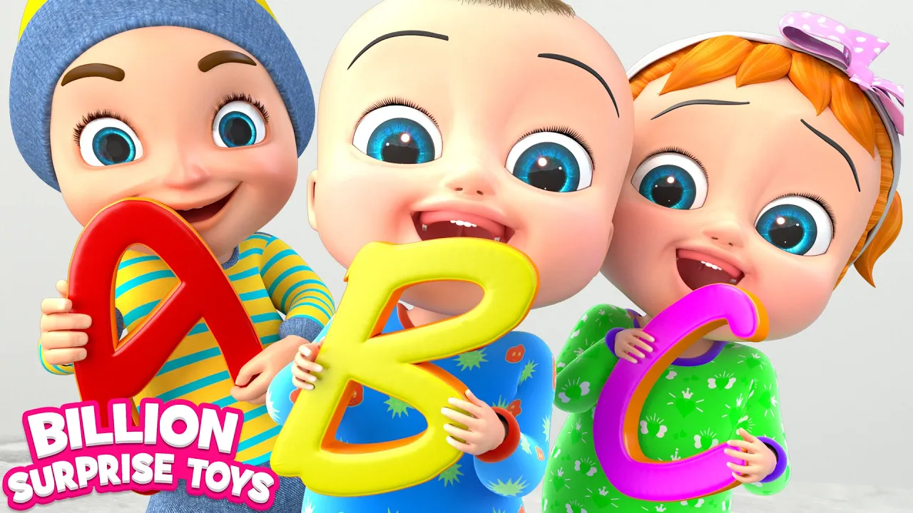 Alphabet Song - BillionSurpriseToys Nursery Rhymes, Kids Songs