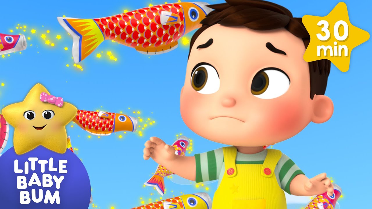 12345 Once I Caught a Fish Alive⭐ 30 min of LittleBabyBum Nursery Rhymes | ABC & 123 Baby Songs