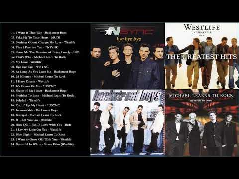 Westlife, Backstreet Boys, NSYNC, MLTR Greatest Hits Playlist Full album 2020 - Best of NSYNC