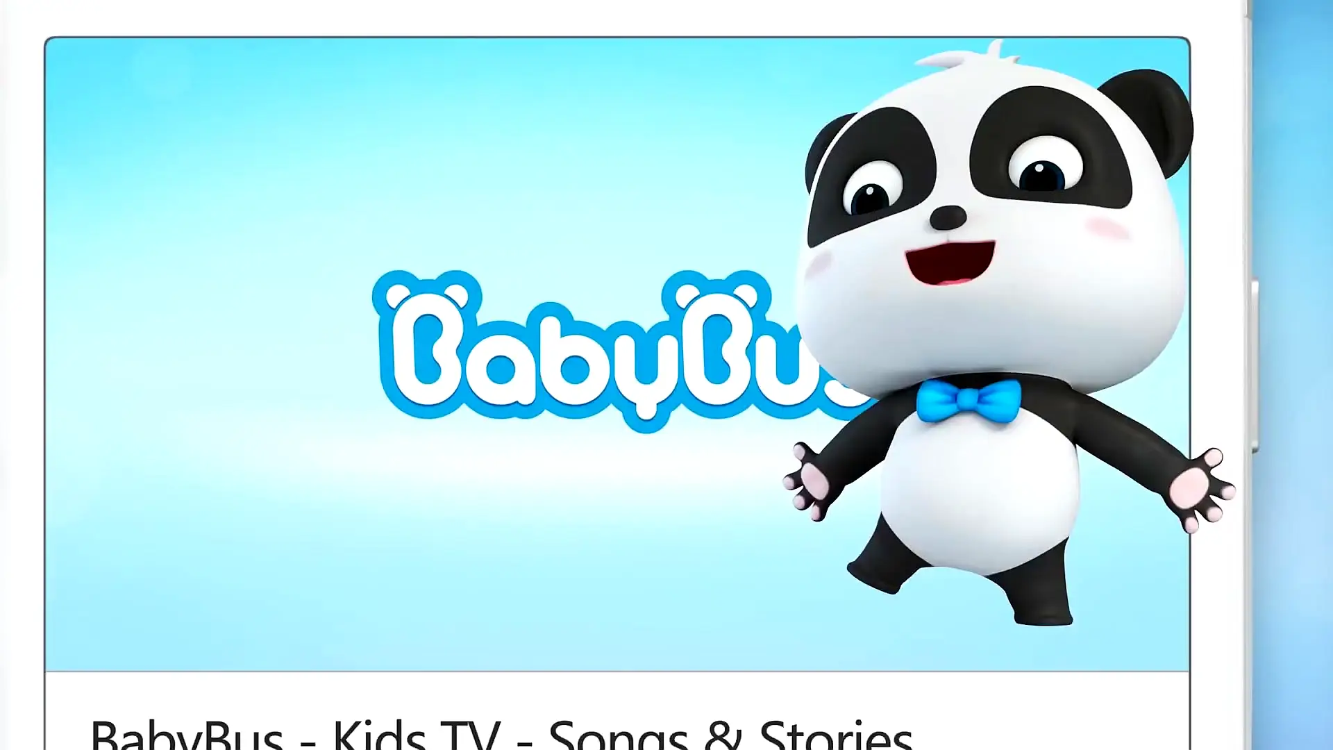 Trailer—BabyBus | Spend Spring Vacation with Baby Panda | Nursery Rhymes for Kids