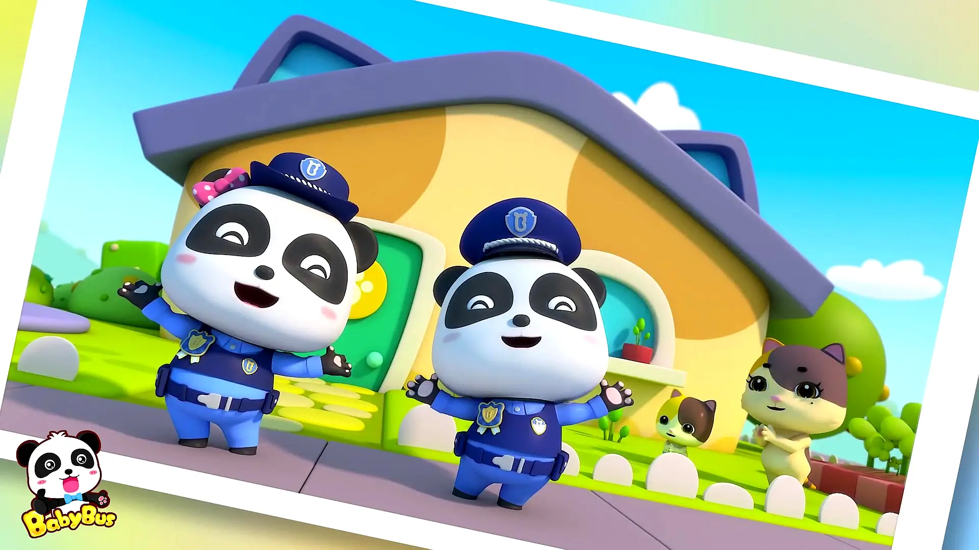 Trailer—BabyBus | Baby Panda Policeman | Police Cartoon, Police Car | Kids Role Play