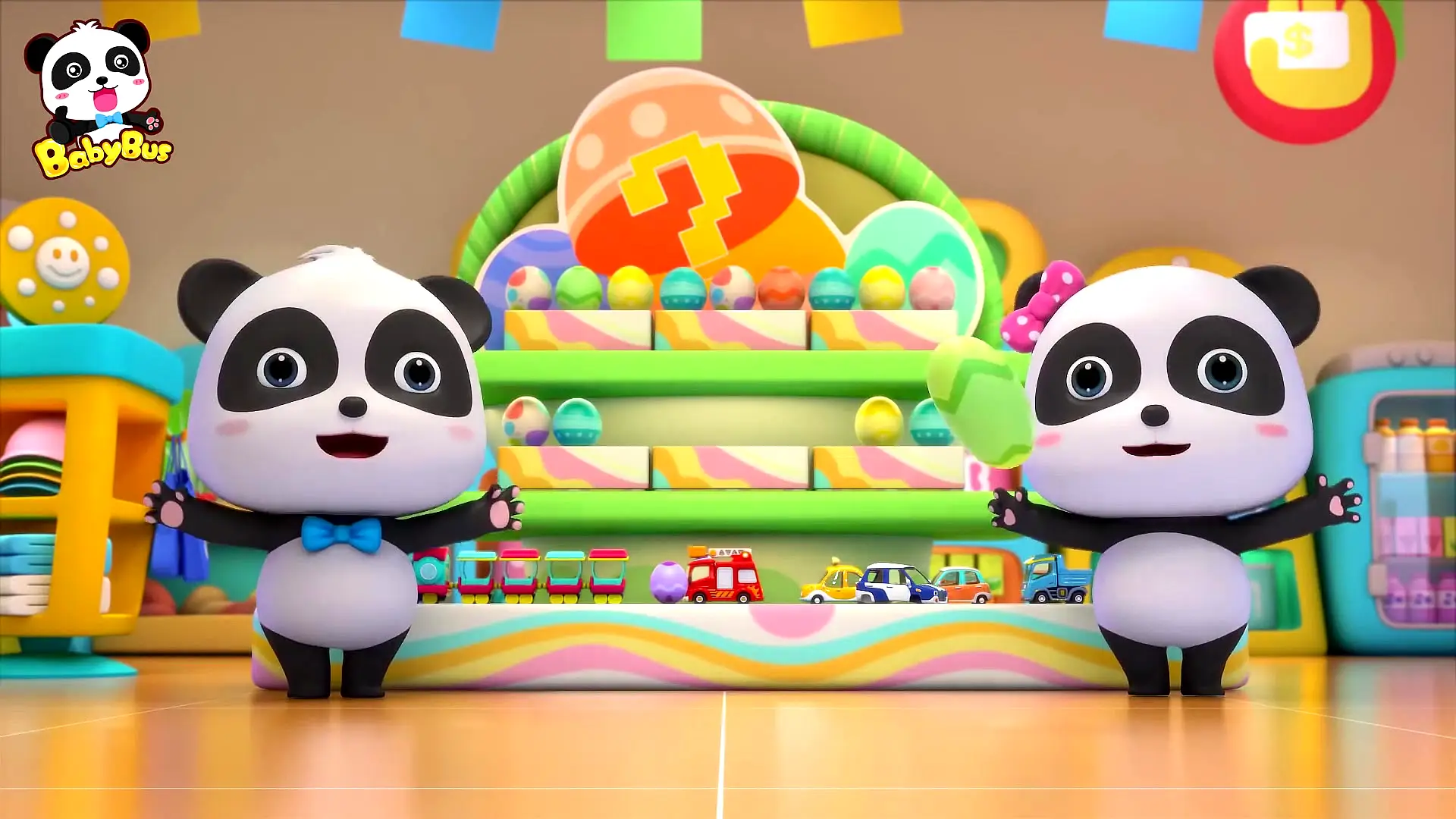 Trailer—BabyBus | Surprise Eggs Song | Learn Colors