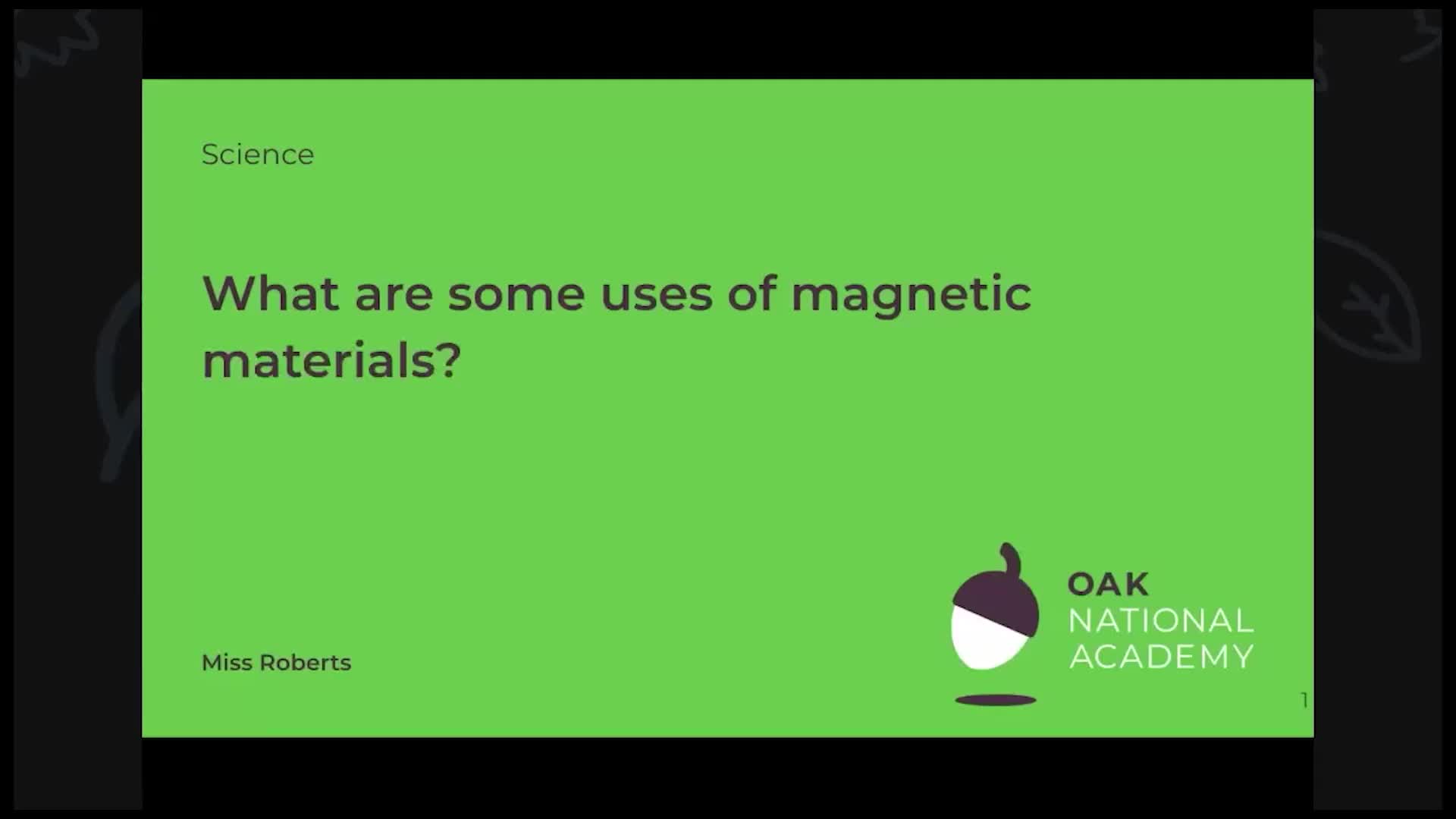 What are some uses of magnetic materials?