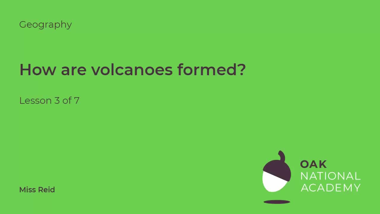 How are volcanoes made?